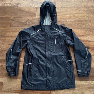 L.L. Bean Black Rain Jacket